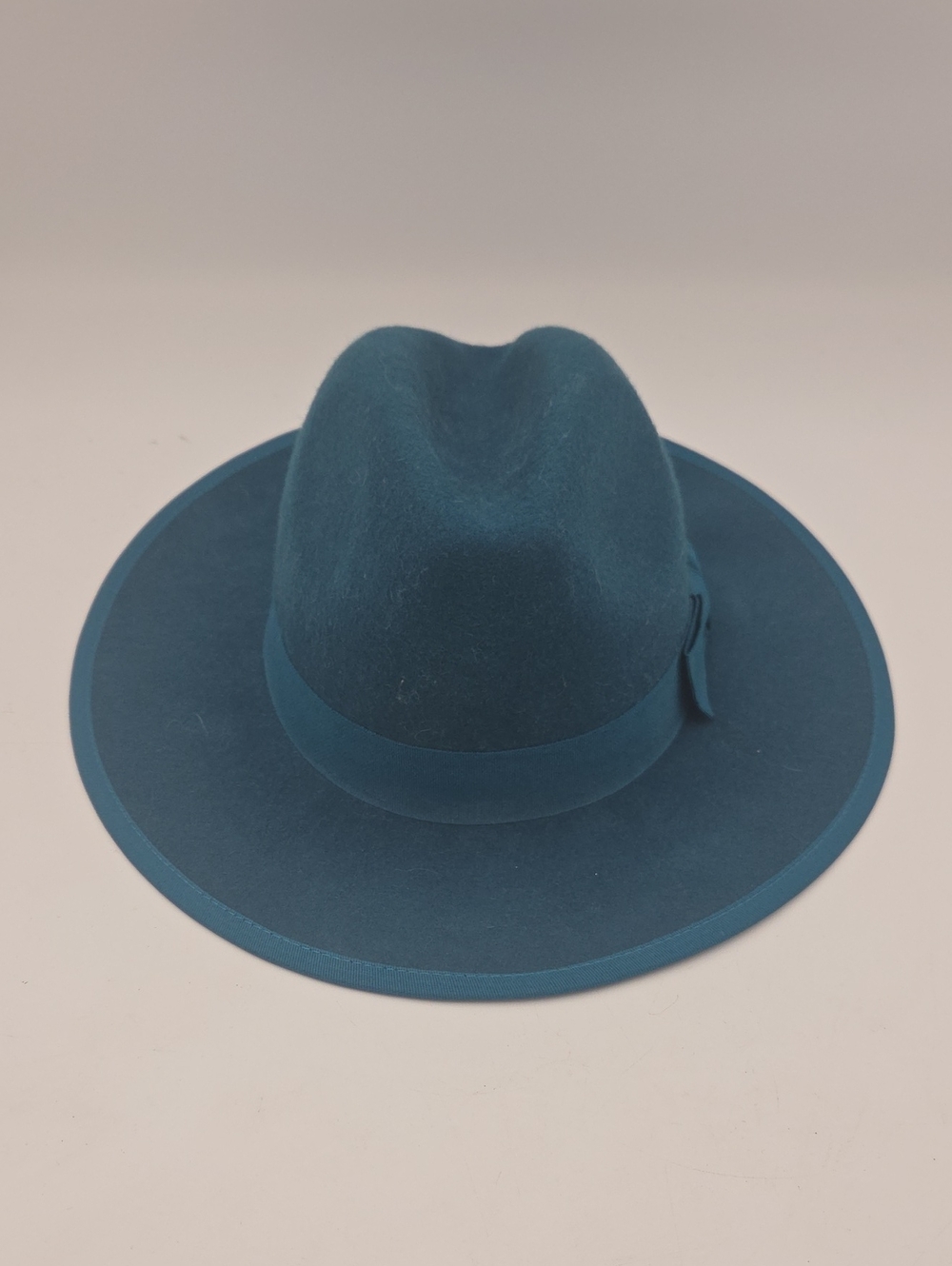 Free People Teal Brim Wool Fedora Hat